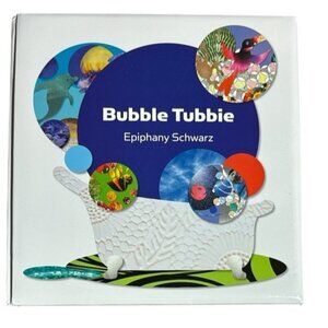 Bubble Tubbie Epiphany Schwarz Bath Tub Sensory Hardcover Book With Stickers New